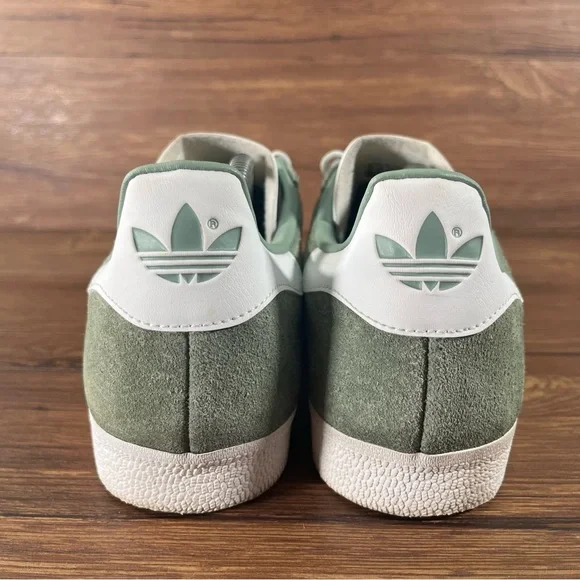 adidas Gazelle Green and White Sneakers - Picture 4 of 12